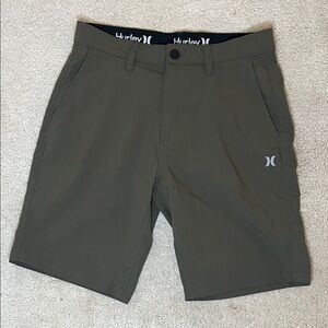 Hurley Men's Dark Green Hybrid Shorts